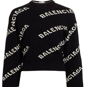 Balenciga crew neck sweater